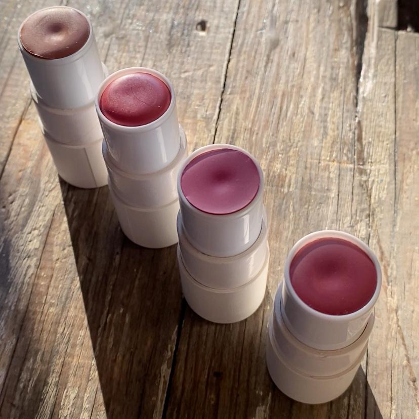 Lip & Cheek Bloom. 2 in 1 Natural Lipstick for Vibrant Color. - Dealqueen