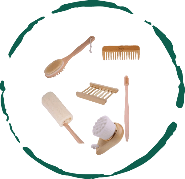 Zero - Waste Bath Accessories Bundle - Dealqueen
