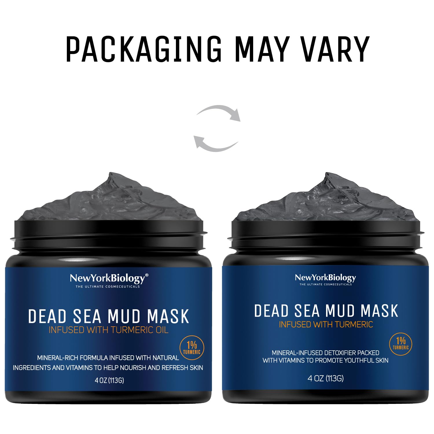 New York Biology Dead Sea Mud Mask for Face and Body | Spa Quality Pore Refiner for Oily Skin | Natural Skincare for Women & Men | Tighten Skin for A Healthier Complexion | 8.8 oz - Dealqueen