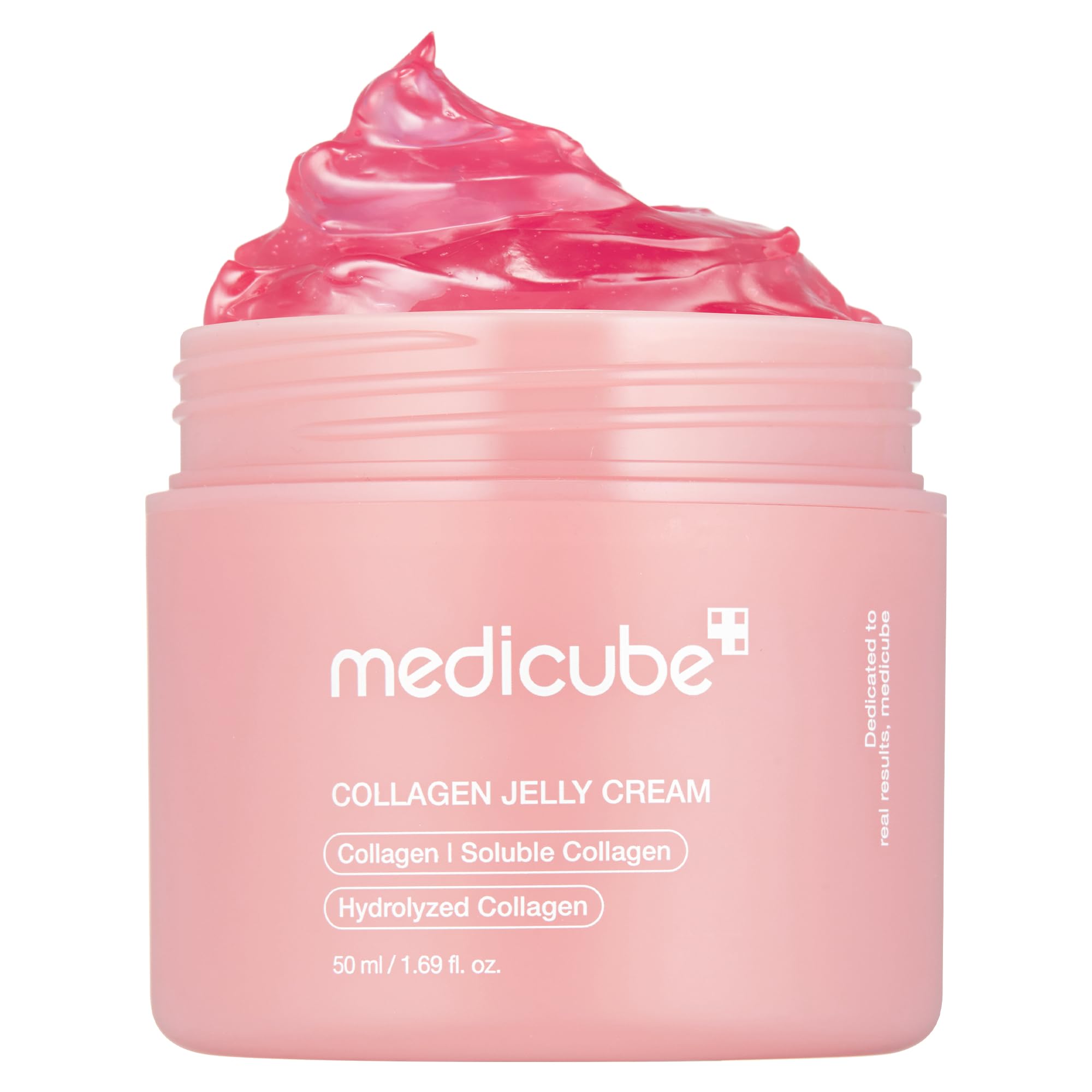 medicube Collagen Jelly Cream - Niacinamide & Freeze - Dried Hydrolyzed Collagen - Boosts skin's barrier hydration and gives 24h Glow & Lifted Look - Korean skincare (1.69 Fl Oz (Pack of 1)) - Dealqueen