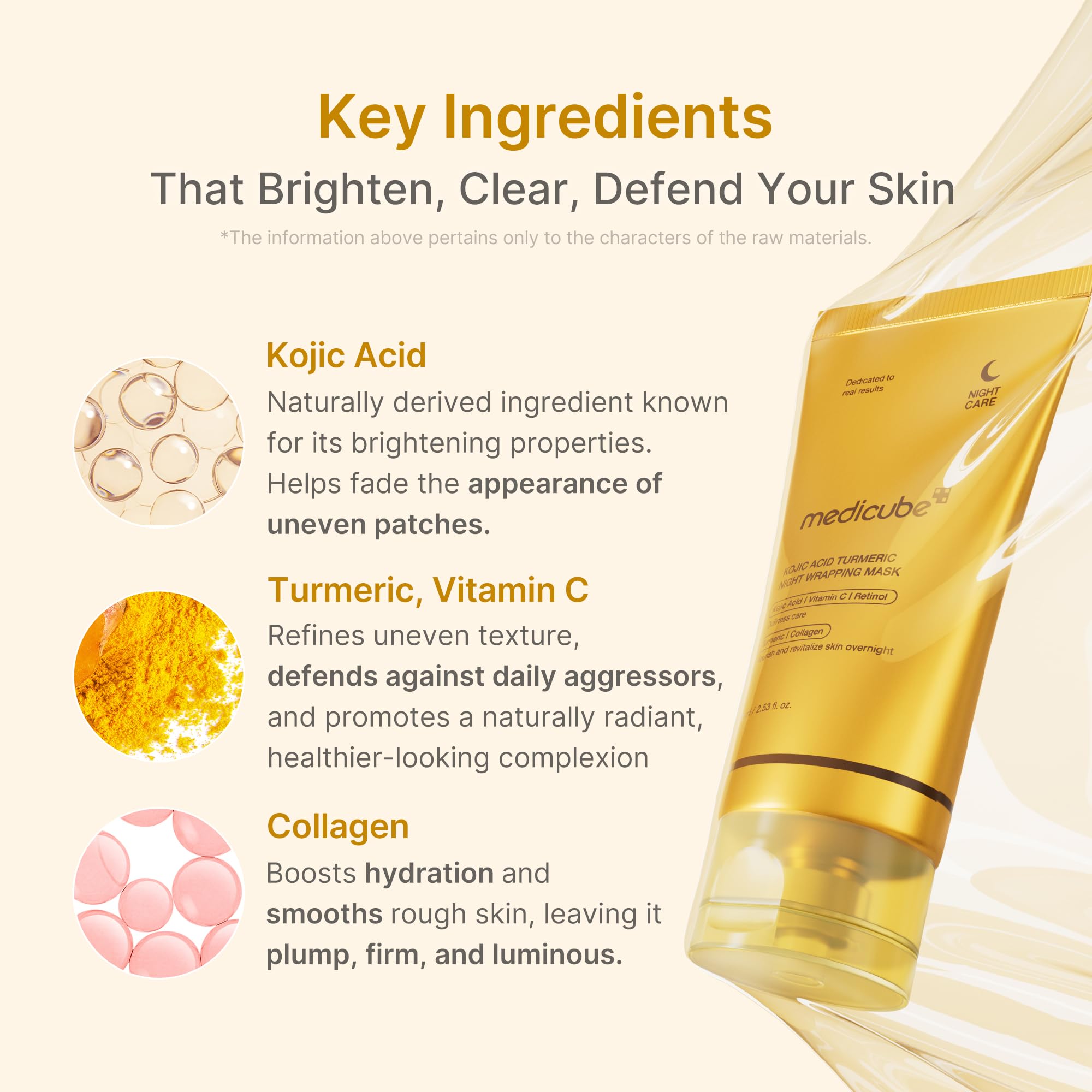 medicube Wrapping Mask Collagen Overnight Peel Off Facial Mask | Elasticity & Hydration Care, Reduces Sagging & Dullness | Hydrolyzed Collagen For Glowing Skin | Korean Skin Care, 2.53 fl.oz - Dealqueen