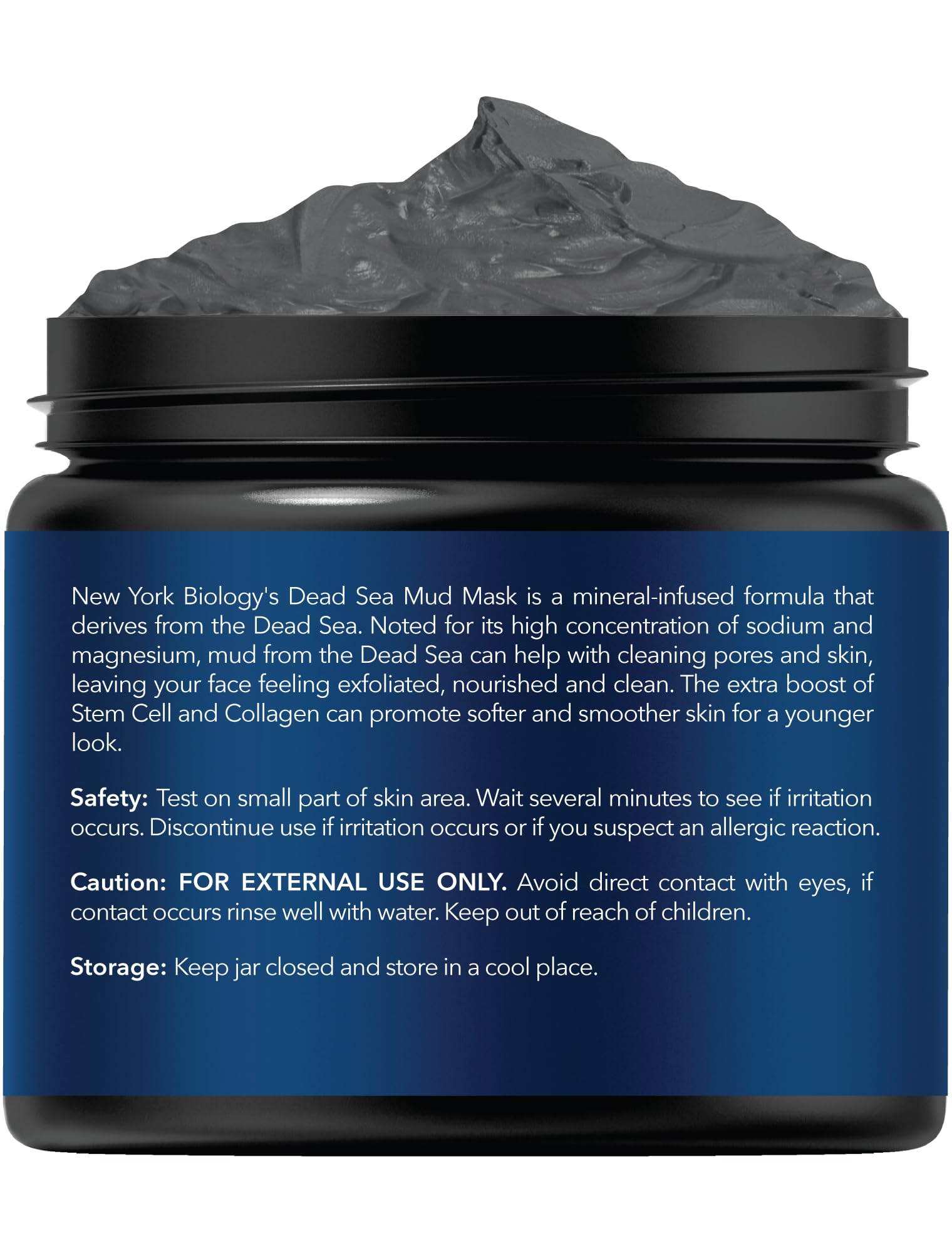 New York Biology Dead Sea Mud Mask for Face and Body | Spa Quality Pore Refiner for Oily Skin | Natural Skincare for Women & Men | Tighten Skin for A Healthier Complexion | 8.8 oz - Dealqueen