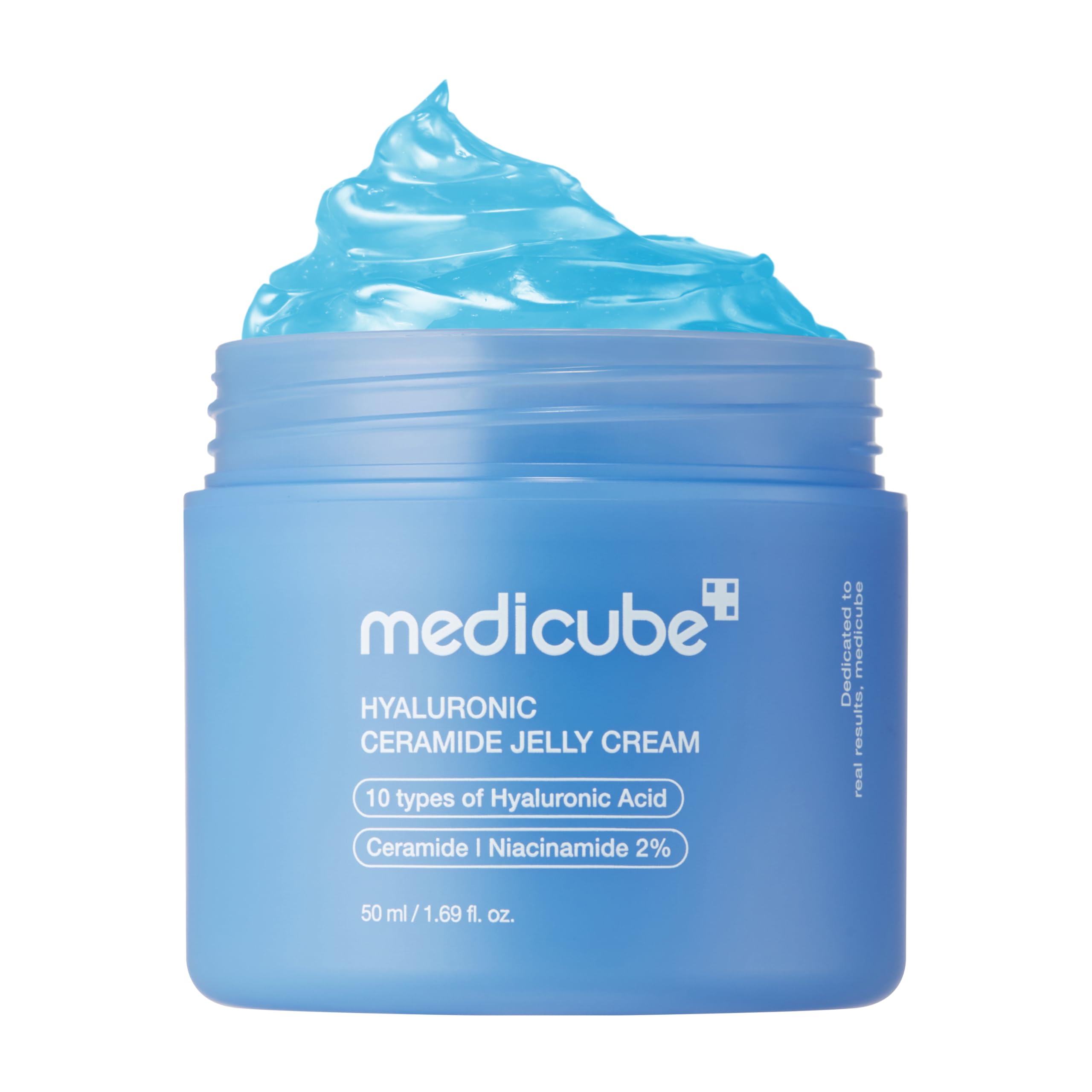 medicube Collagen Jelly Cream - Niacinamide & Freeze - Dried Hydrolyzed Collagen - Boosts skin's barrier hydration and gives 24h Glow & Lifted Look - Korean skincare (1.69 Fl Oz (Pack of 1)) - Dealqueen