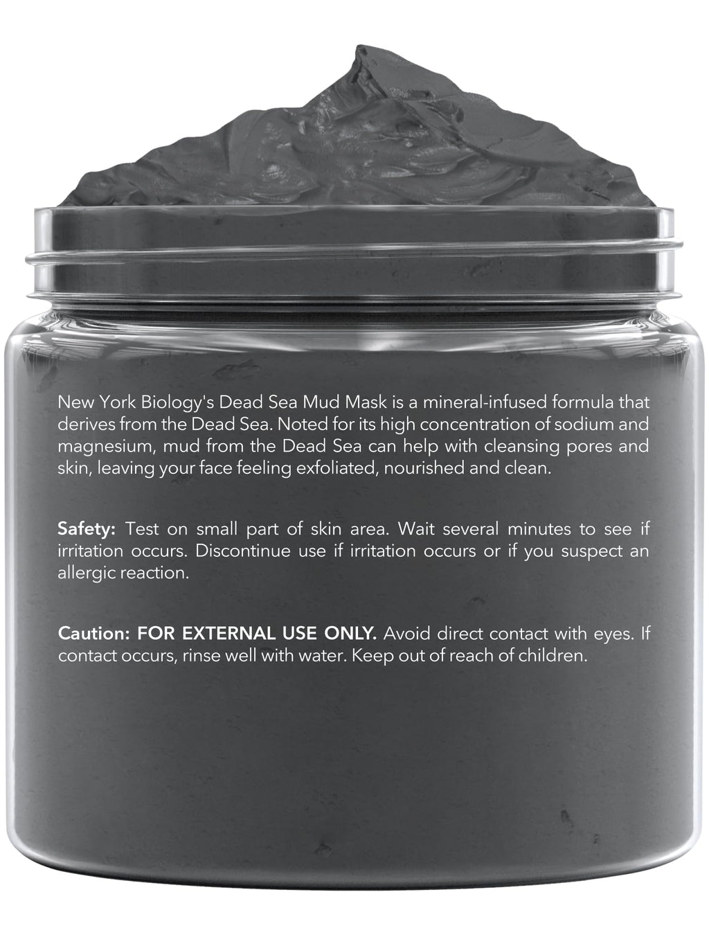 New York Biology Dead Sea Mud Mask for Face and Body | Spa Quality Pore Refiner for Oily Skin | Natural Skincare for Women & Men | Tighten Skin for A Healthier Complexion | 8.8 oz - Dealqueen