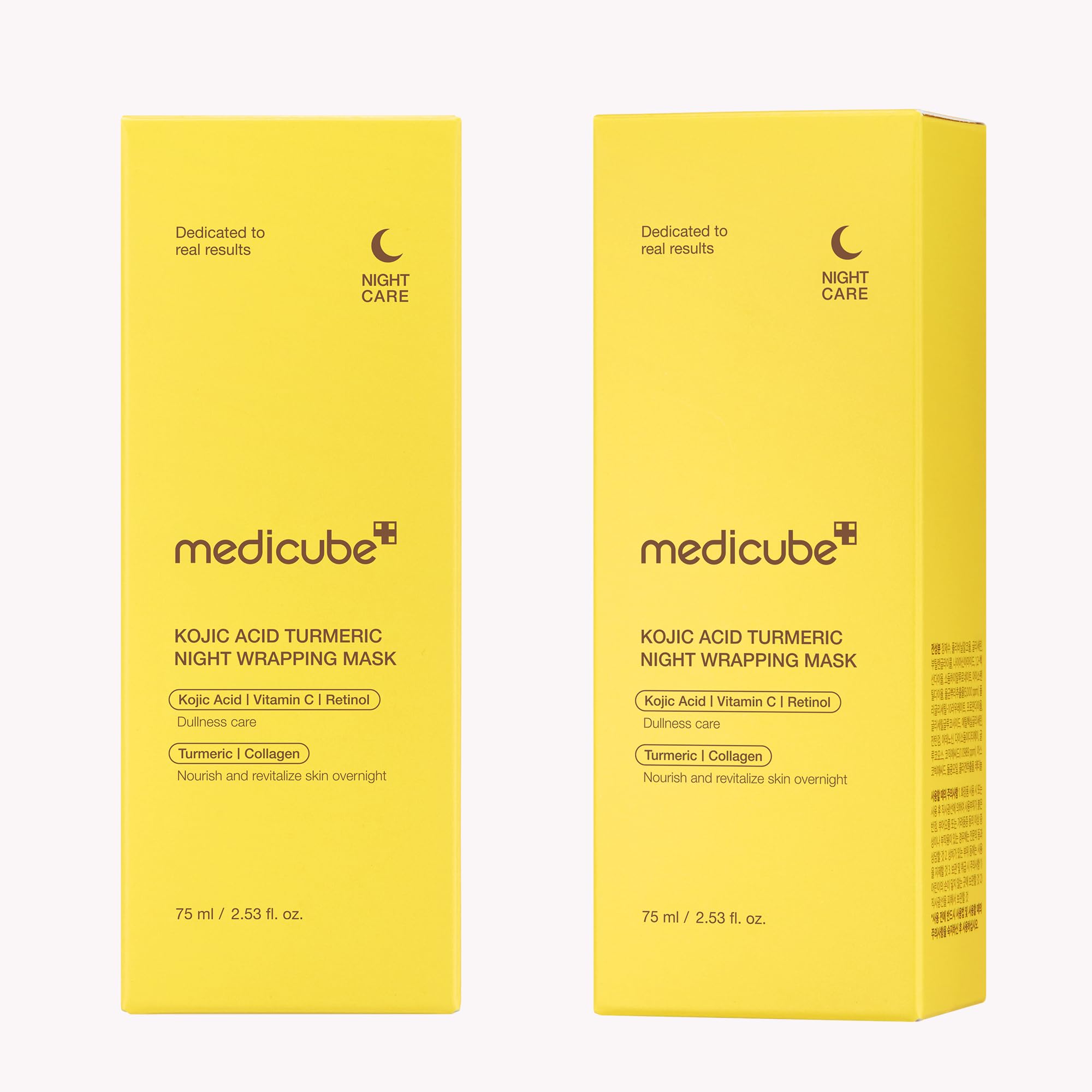 medicube Wrapping Mask Collagen Overnight Peel Off Facial Mask | Elasticity & Hydration Care, Reduces Sagging & Dullness | Hydrolyzed Collagen For Glowing Skin | Korean Skin Care, 2.53 fl.oz - Dealqueen