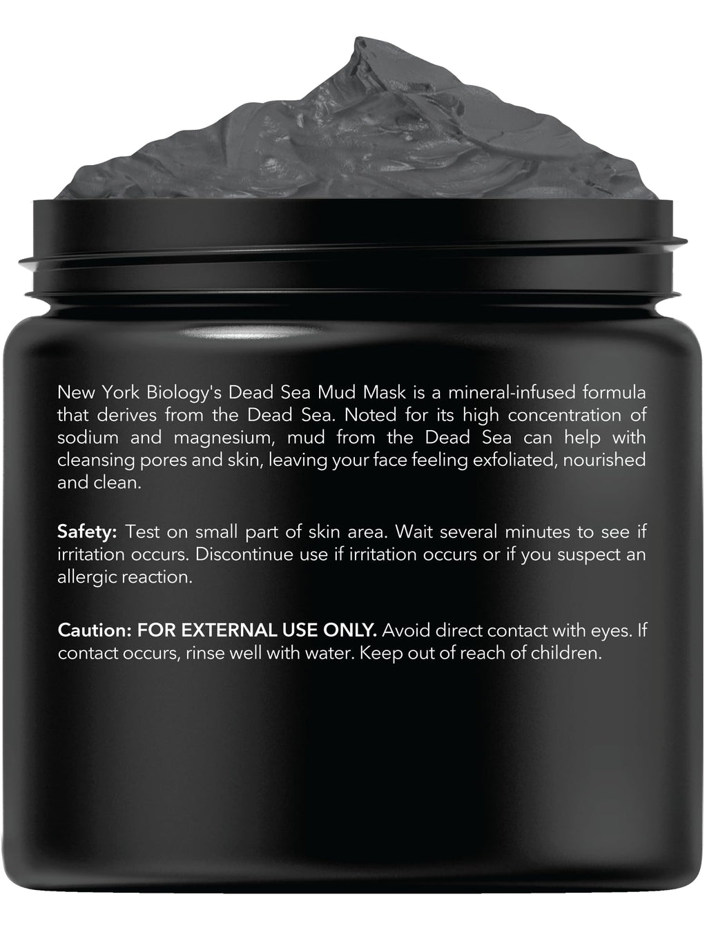 New York Biology Dead Sea Mud Mask for Face and Body | Spa Quality Pore Refiner for Oily Skin | Natural Skincare for Women & Men | Tighten Skin for A Healthier Complexion | 8.8 oz - Dealqueen