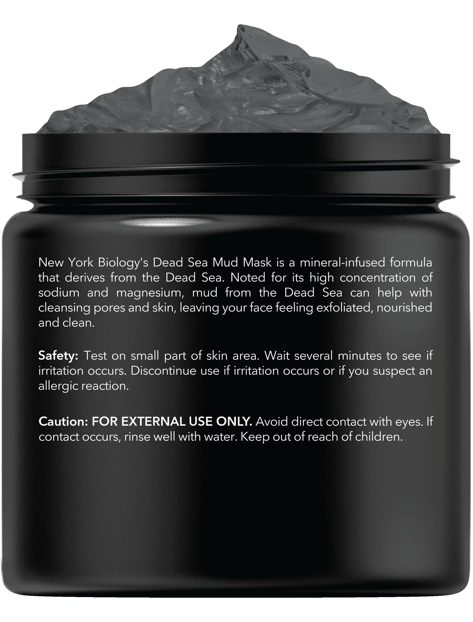 New York Biology Dead Sea Mud Mask for Face and Body | Spa Quality Pore Refiner for Oily Skin | Natural Skincare for Women & Men | Tighten Skin for A Healthier Complexion | 8.8 oz - Dealqueen
