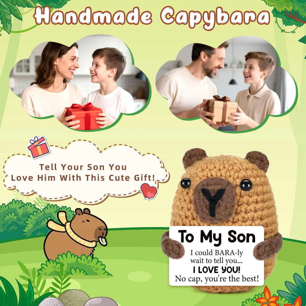 Graduation Gift for Him Her 2026 College Graduation Gifts for Women Men Boys Girls Graduates Gift for Kindergarten Preschool High School Masters Degree Grad Gift Handmade Crochet Graduation Capybara - Dealqueen