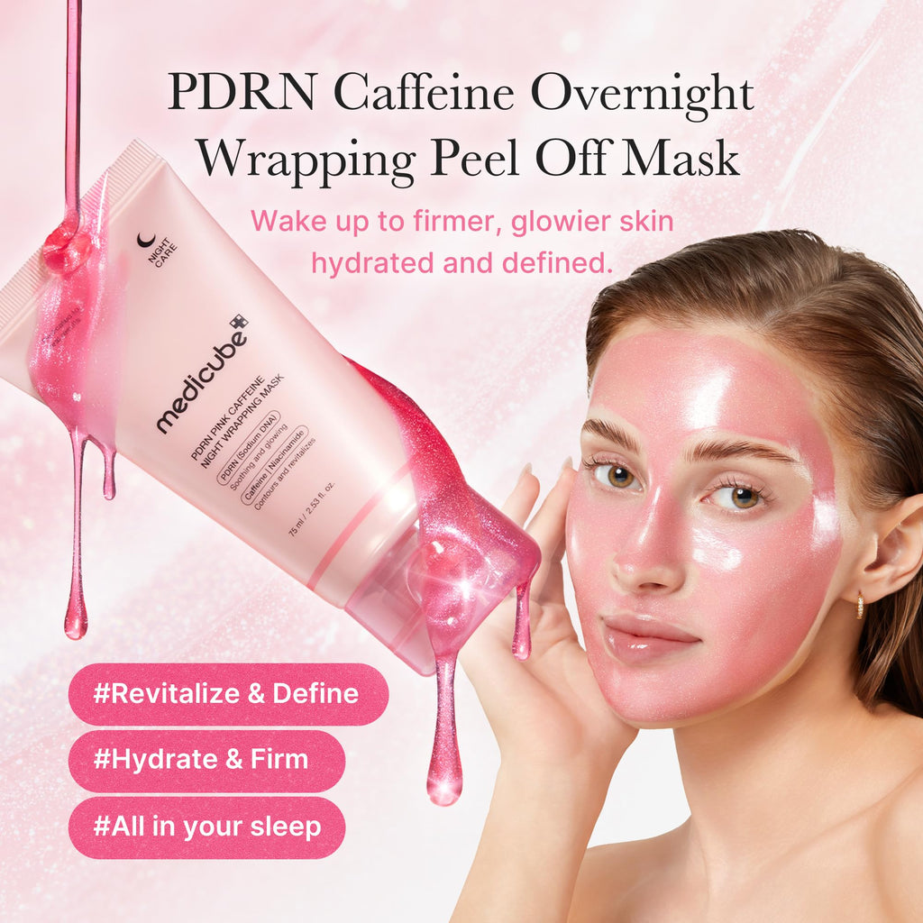 medicube Wrapping Mask Collagen Overnight Peel Off Facial Mask | Elasticity & Hydration Care, Reduces Sagging & Dullness | Hydrolyzed Collagen For Glowing Skin | Korean Skin Care, 2.53 fl.oz - Dealqueen