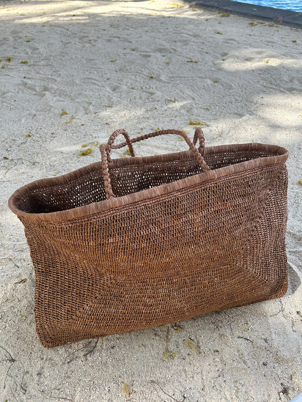 Clipa (XXL) Raffia Beach Tote Bag - Dealqueen