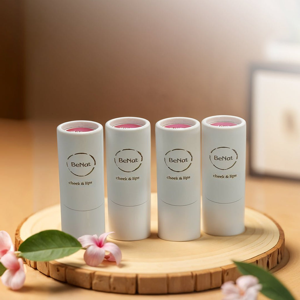 Lip & Cheek Bloom. 2 in 1 Natural Lipstick for Vibrant Color. - Dealqueen