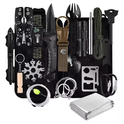 31 Pieces in 1 Bag Survival Gear and Equipment - Dealqueen