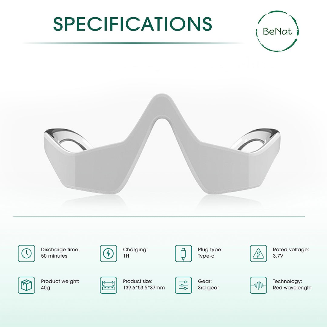 Under - Eye Red Light Therapy Skin Rejuvenation and Relaxation Massager - Dealqueen